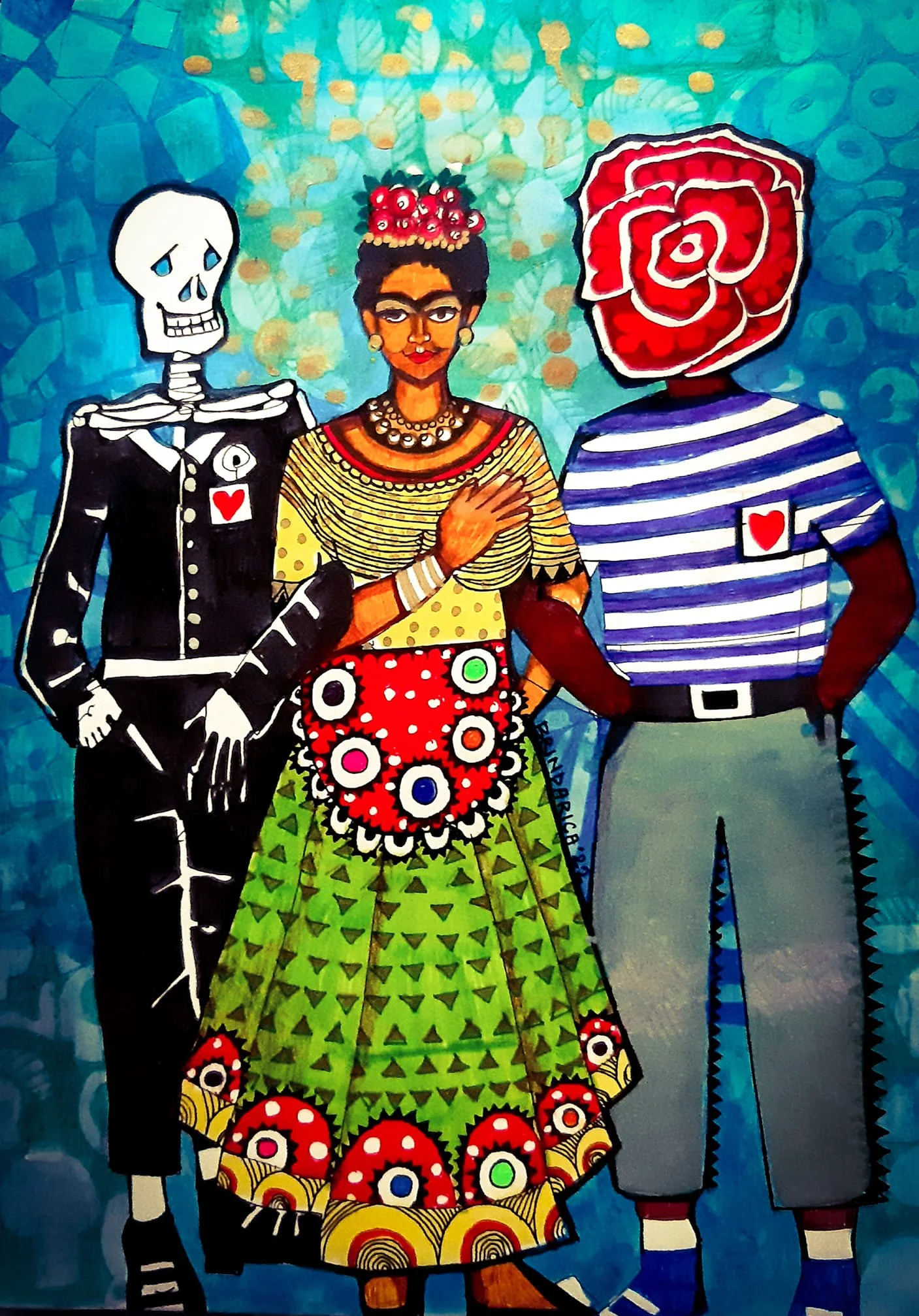 Brindarica Brinda art Frida Kahlo